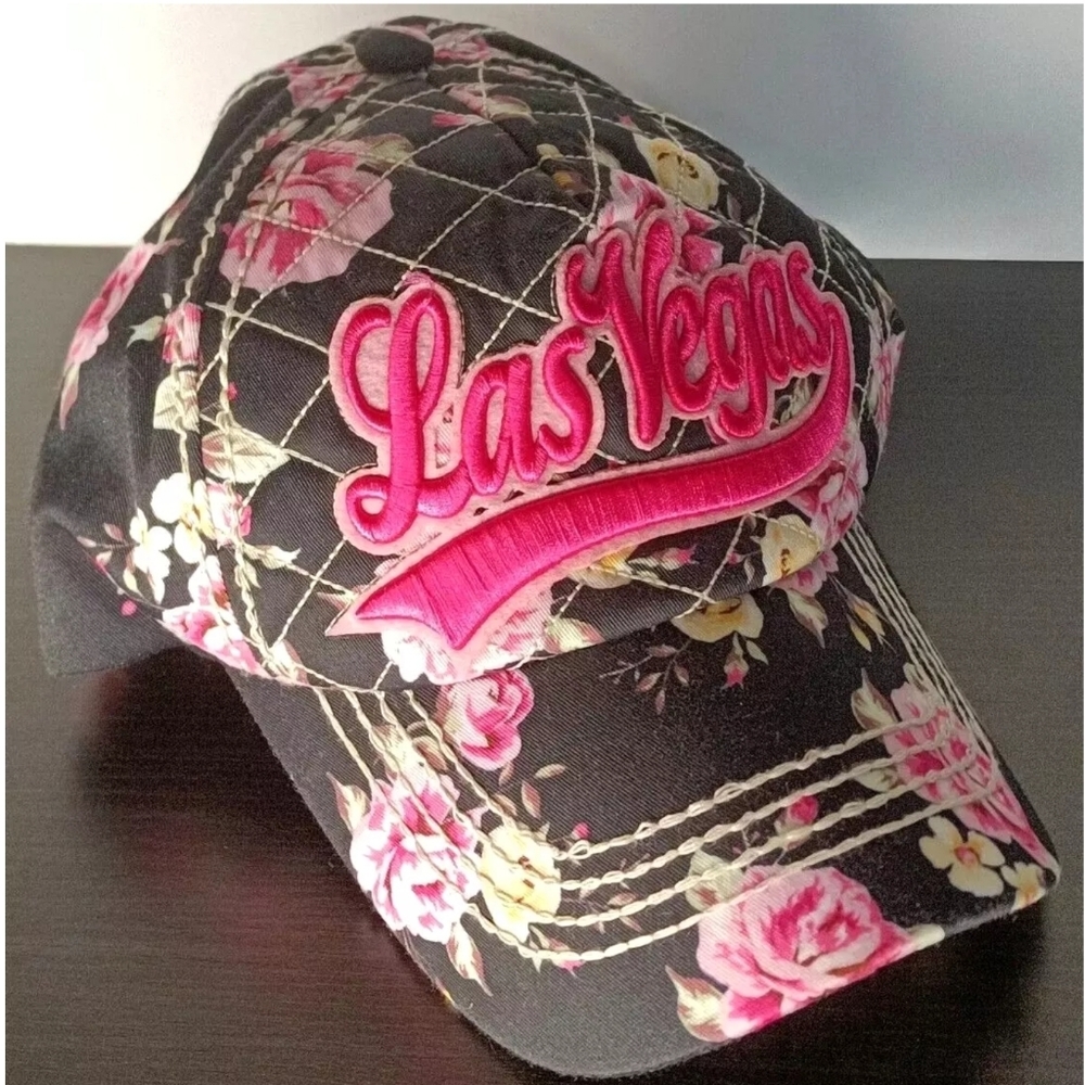 Womens Robin Ruth Las  Vegas Snap Back Cap Floral